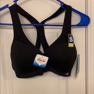 Champion black sports bra